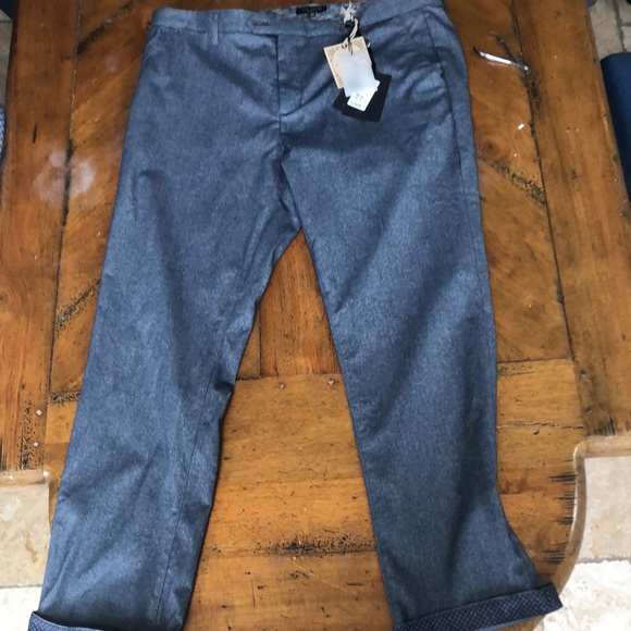 Ted Baker classic fit Brushed Trouser 38R new with tags. Retail $185. - Picture 5 of 11